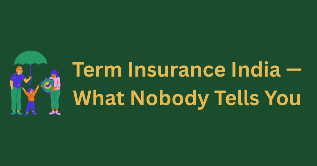 term insurance India guide for beginners 2026