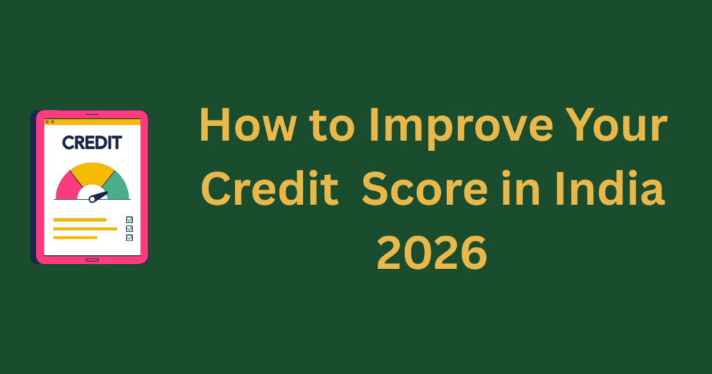 how to improve credit score India practical guide 2026