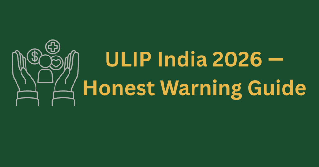 ULIP India honest guide 2026 why to avoid