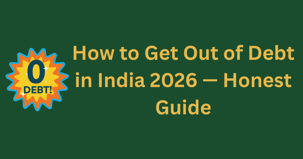 how to get out of debt in India 2026 complete guide