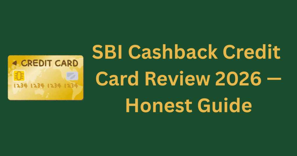 SBI Cashback credit card review 2026 honest guide