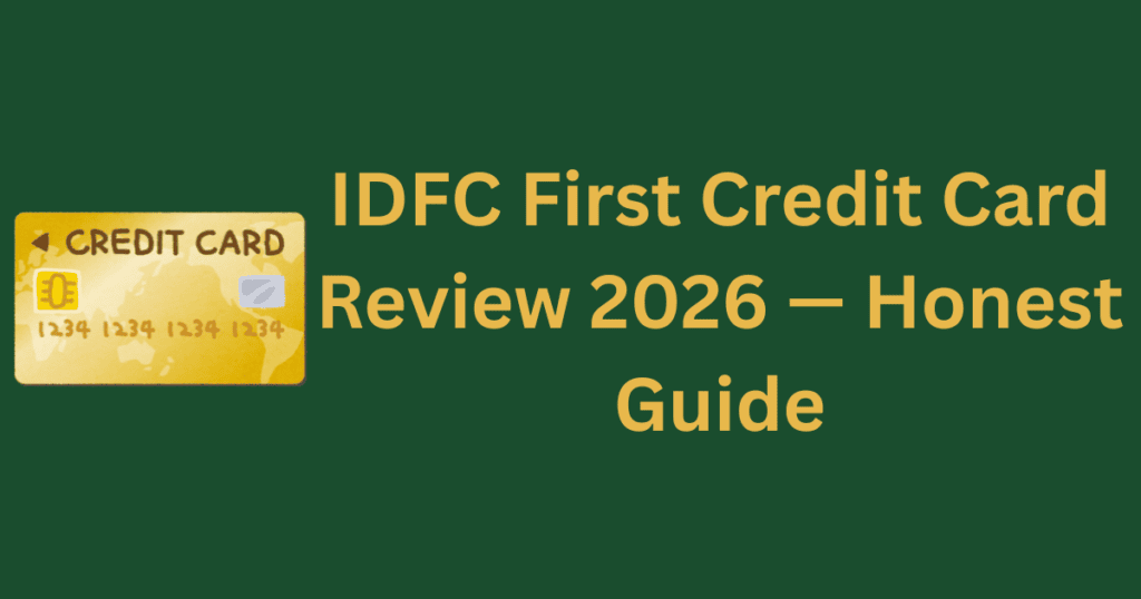 IDFC First credit card review 2026 honest guide India