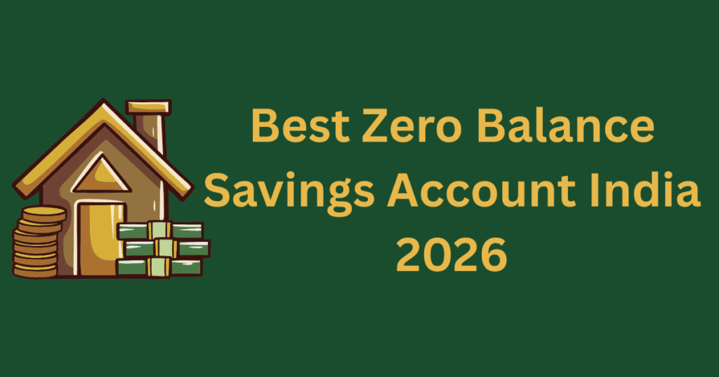 best zero balance savings account in India 2026 complete guide