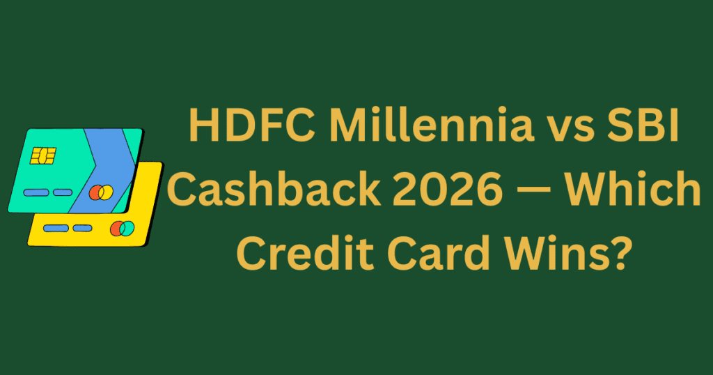 HDFC Millennia vs SBI Cashback 2026 which is better